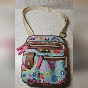 Crossbody Lily Bloom Gigi Crossbody Bag Purse Owl Always Love You Owls Flowers C